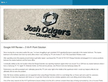Tablet Screenshot of joshodgers.com